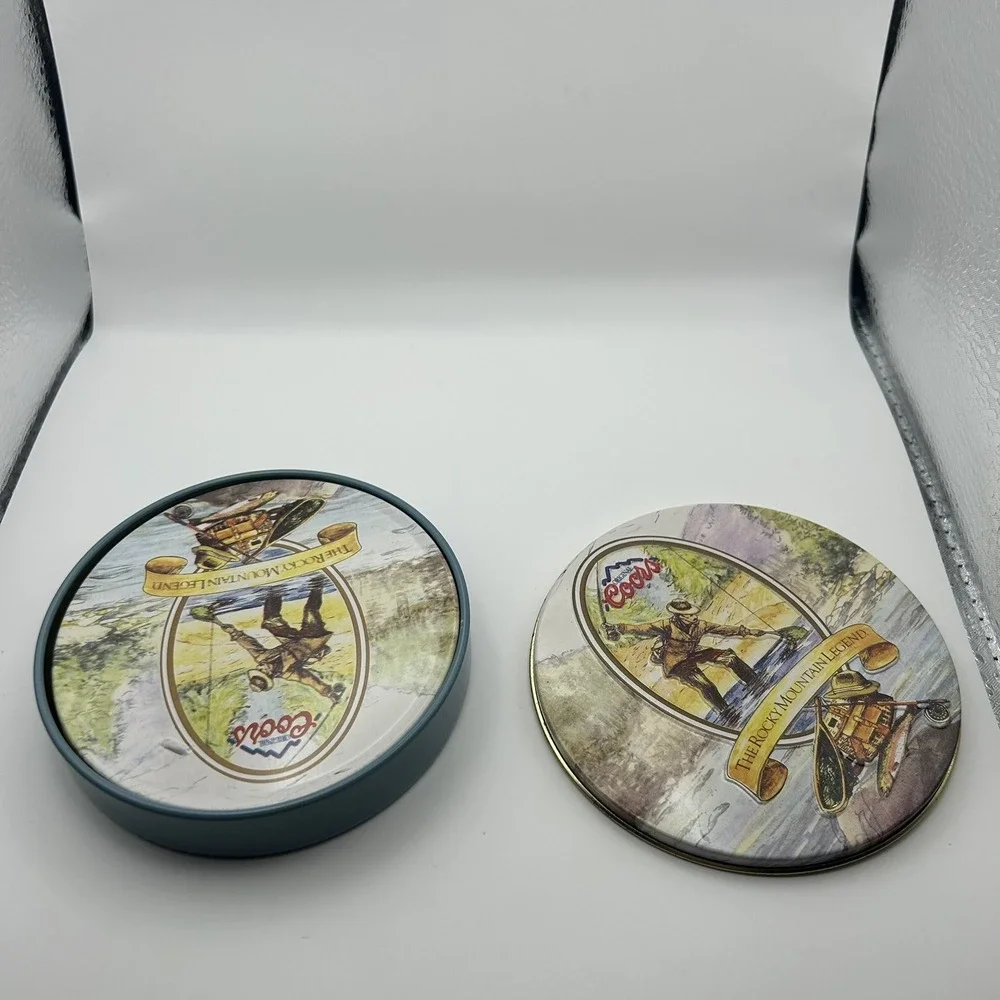 VTG 1993 Coors Rocky Mountain Legend Coaster Set – 4 Pack